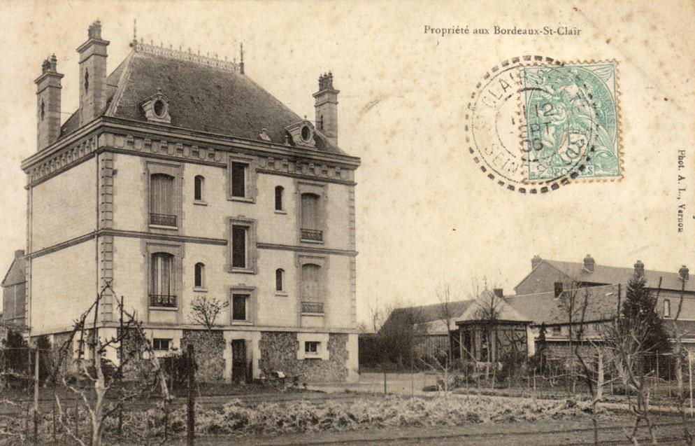 Manoir face voie verte 1906